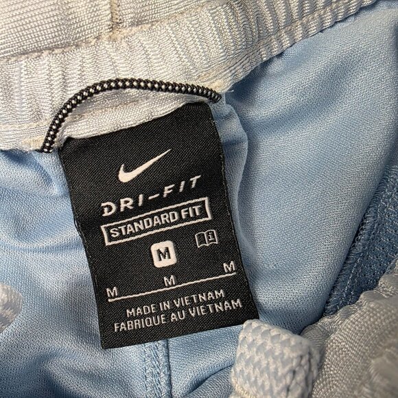 Nike Dri Fit Boys Medium Blue White Athletic Shorts Standard Fit Activewear - Picture 3 of 10